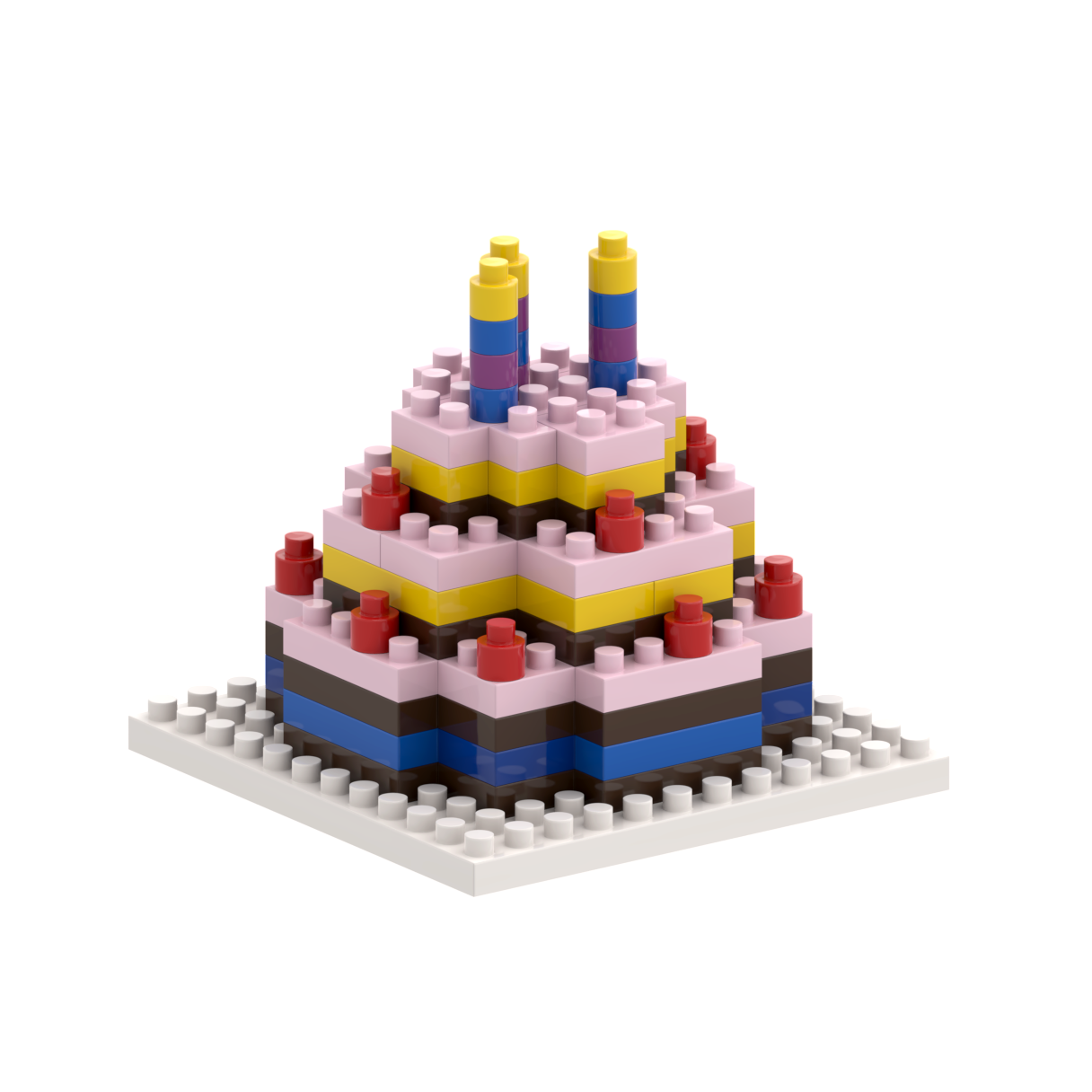 BRIXIES Postkarte Geburtstagskuchen