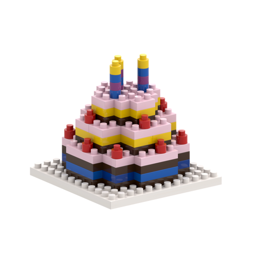 BRIXIES Postkarte Geburtstagskuchen