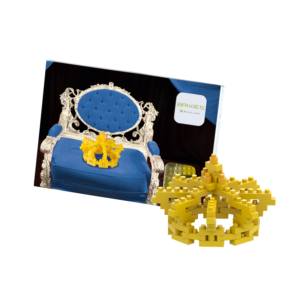 BRIXIES Postkarte Krone