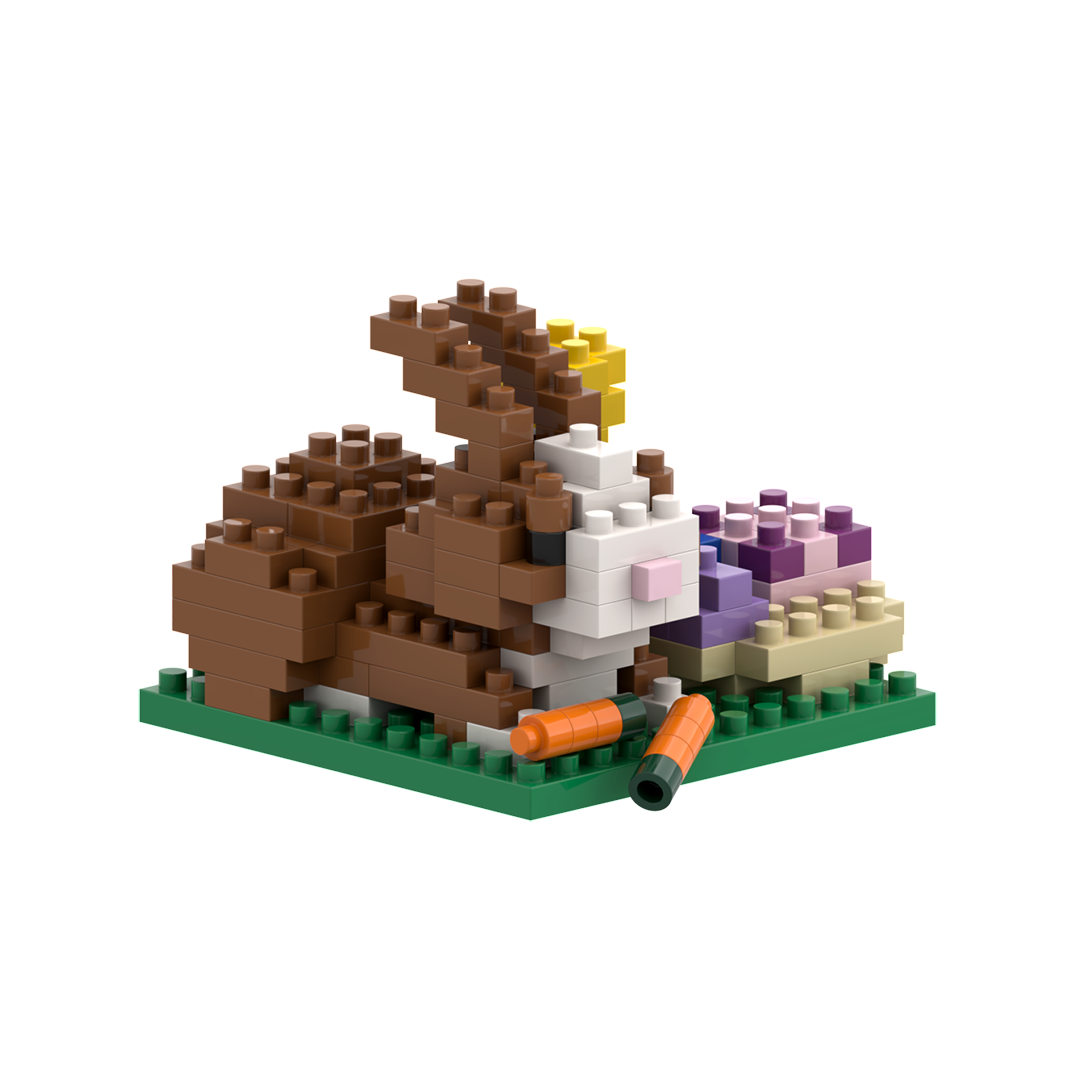 BRIXIES Postkarte Osterhase