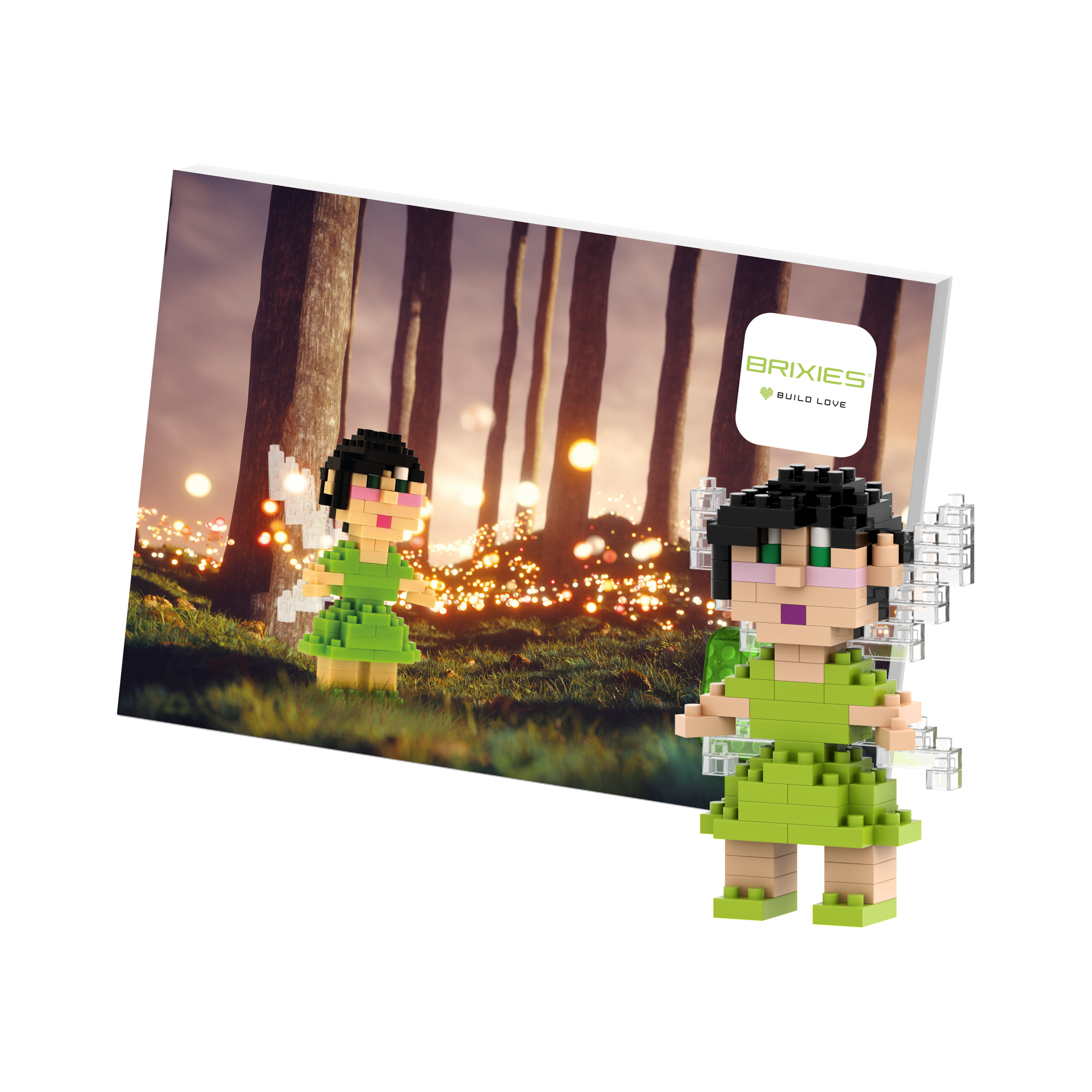 BRIXIES Postkarte Fee