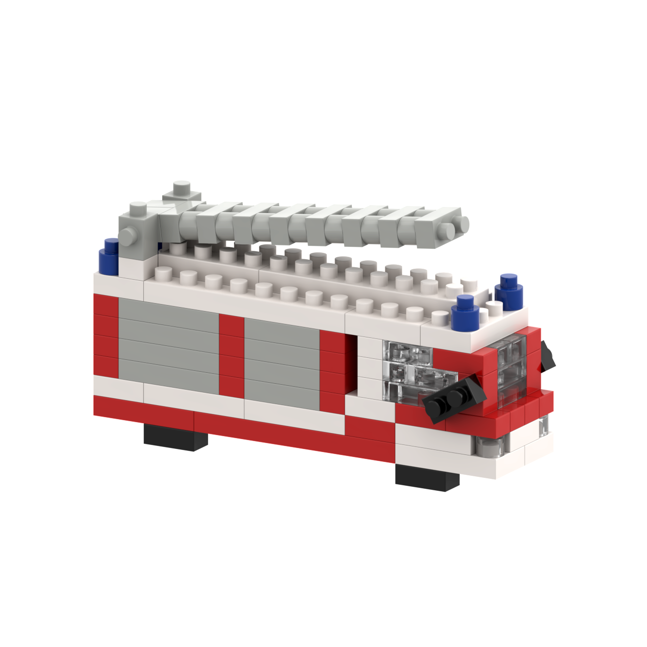 BRIXIES Postkarte Feuerwehr