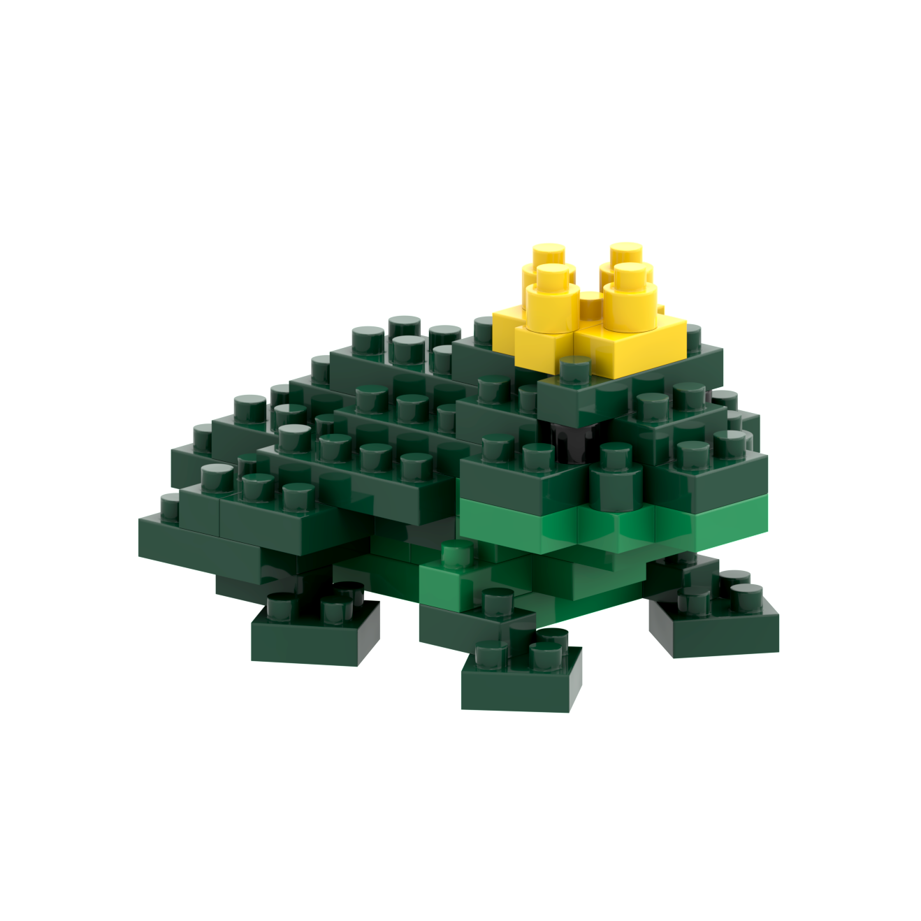 BRIXIES Postkarte Froschkönig