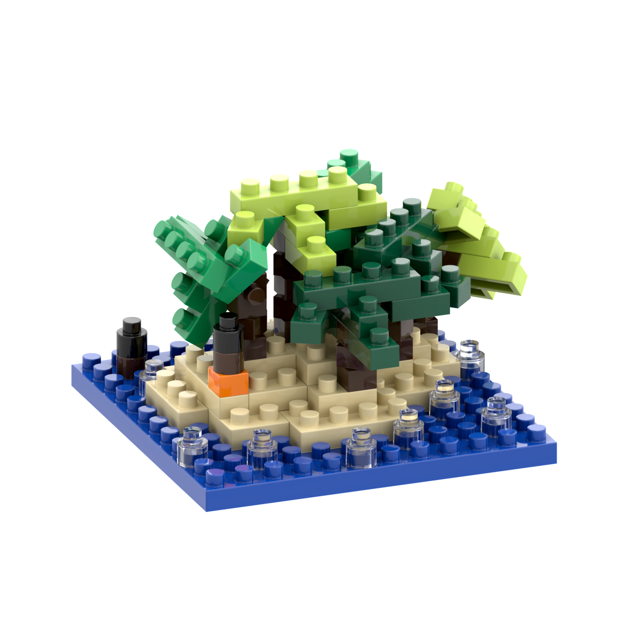 BRIXIES Postkarte Happy Holiday