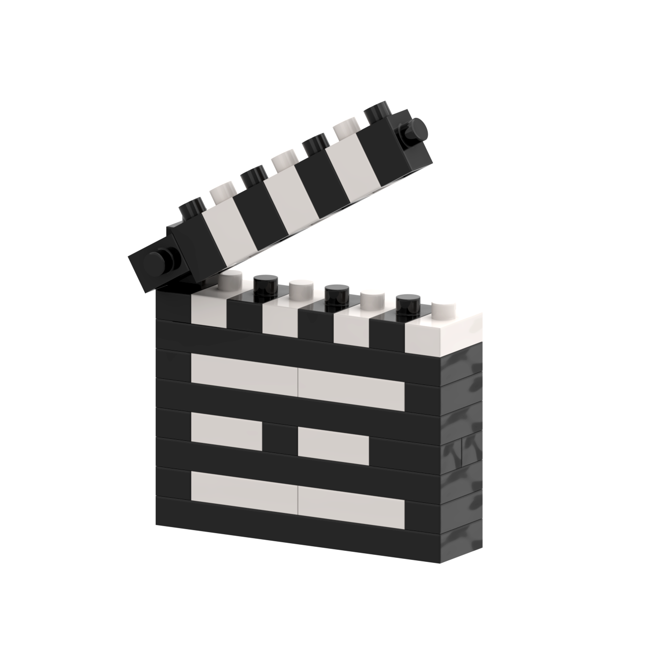 BRIXIES Postkarte Filmklappe