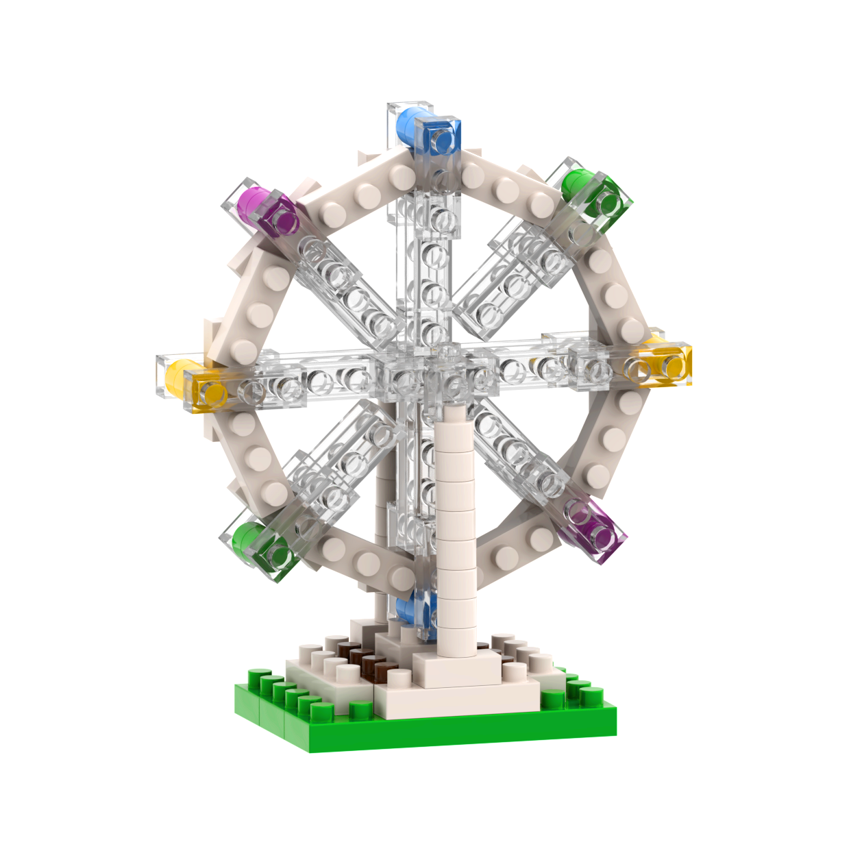 BRIXIES Postkarte Riesenrad