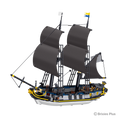 BRIXIES Plus Piraten Schiff groß