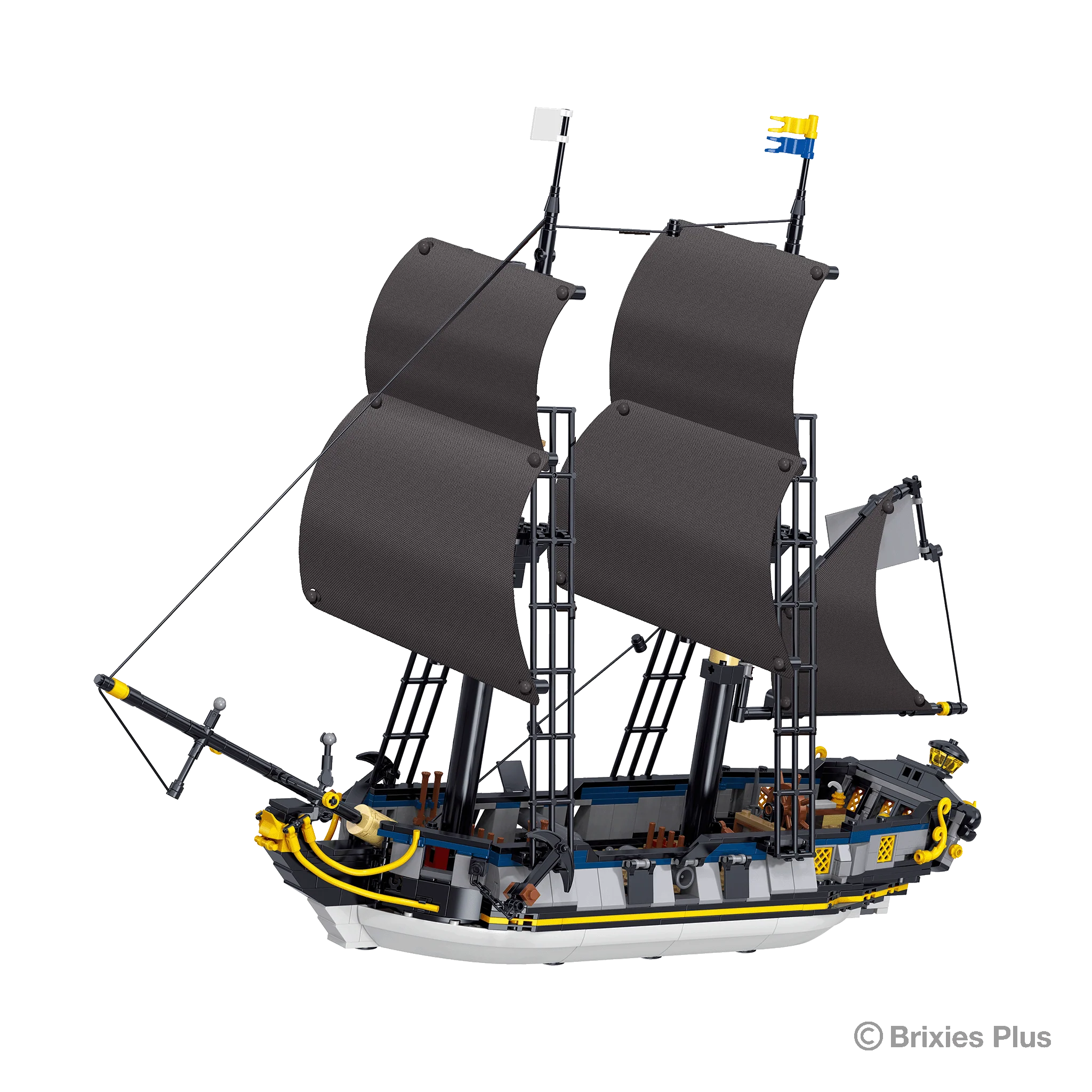 BRIXIES Plus Piraten Schiff groß