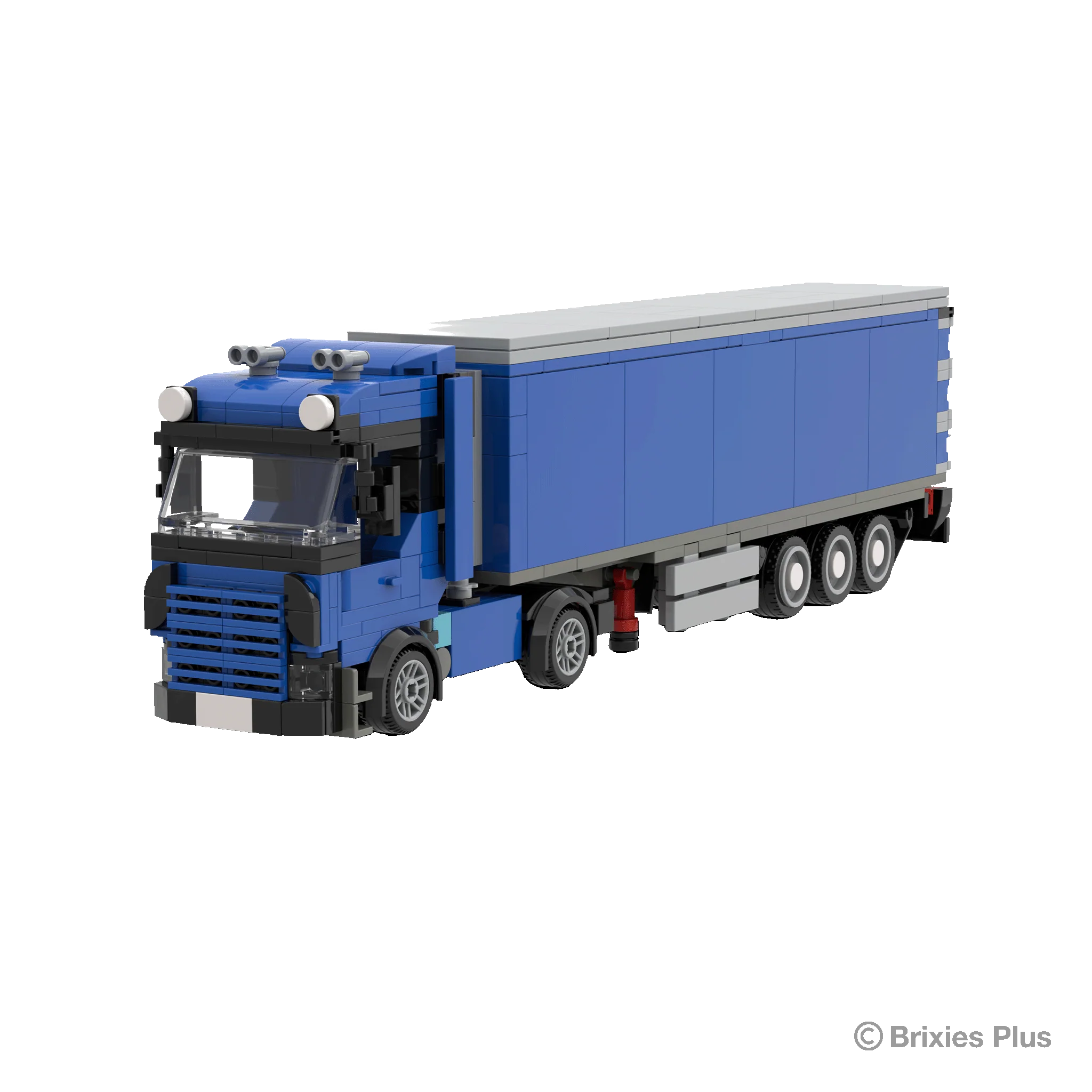 BRIXIES Plus LKW mit Auflieger / Truck With Trailer