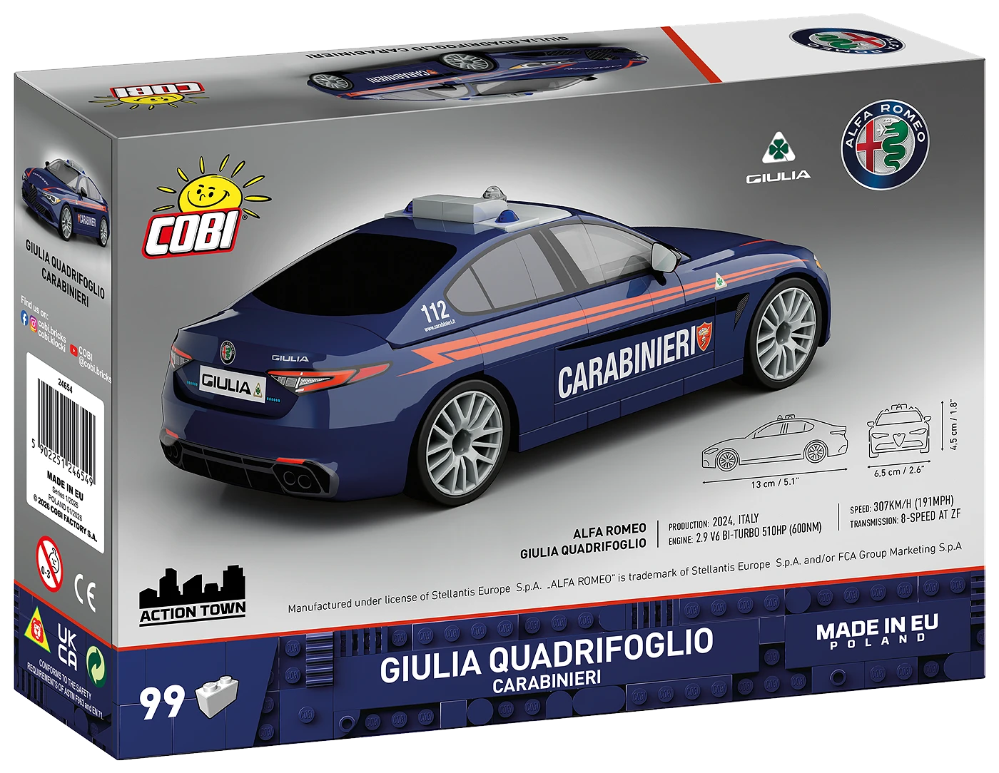 Giulia Quadrifoglio Carabinieri