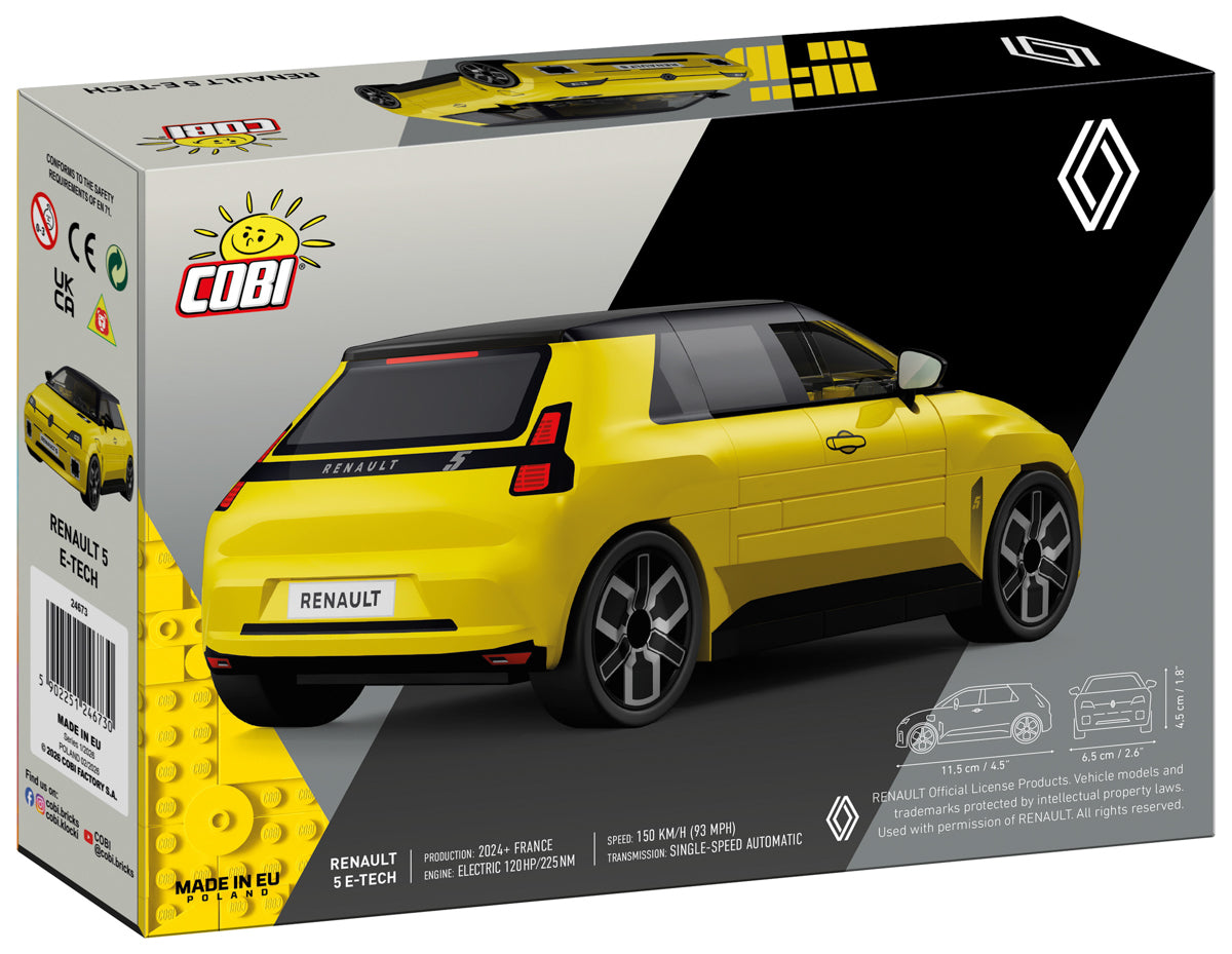 Renault 5 E-Tech - Gelb