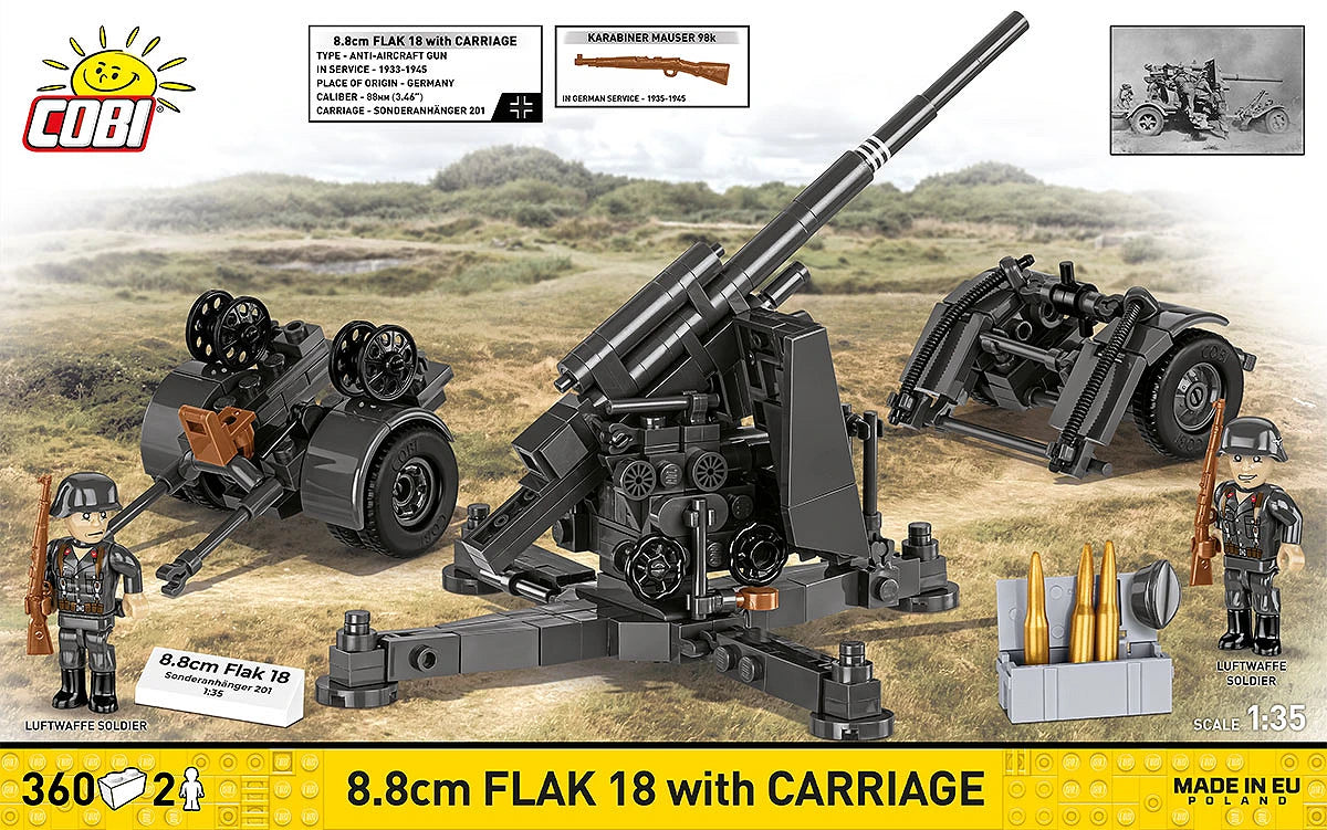 8,8 cm Flak 18 mit Lafette