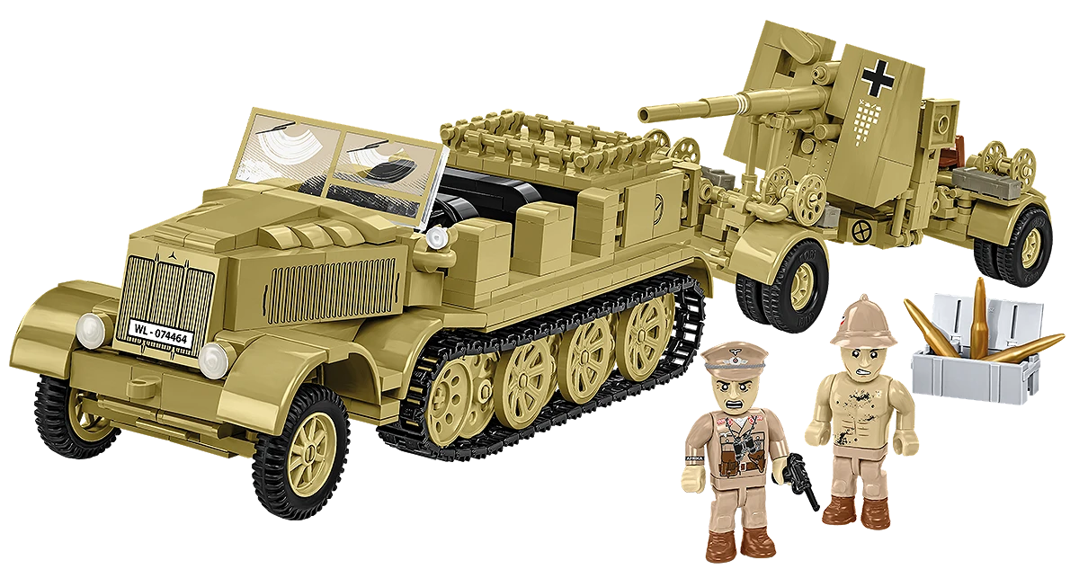 Sd.Kfz.8 Towing 8.8 cm Flak 36