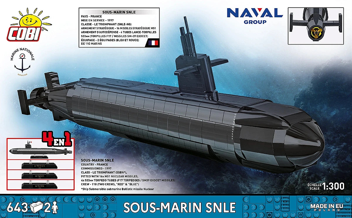 Sous-Marin SNLE (SSBN-U-Boot)