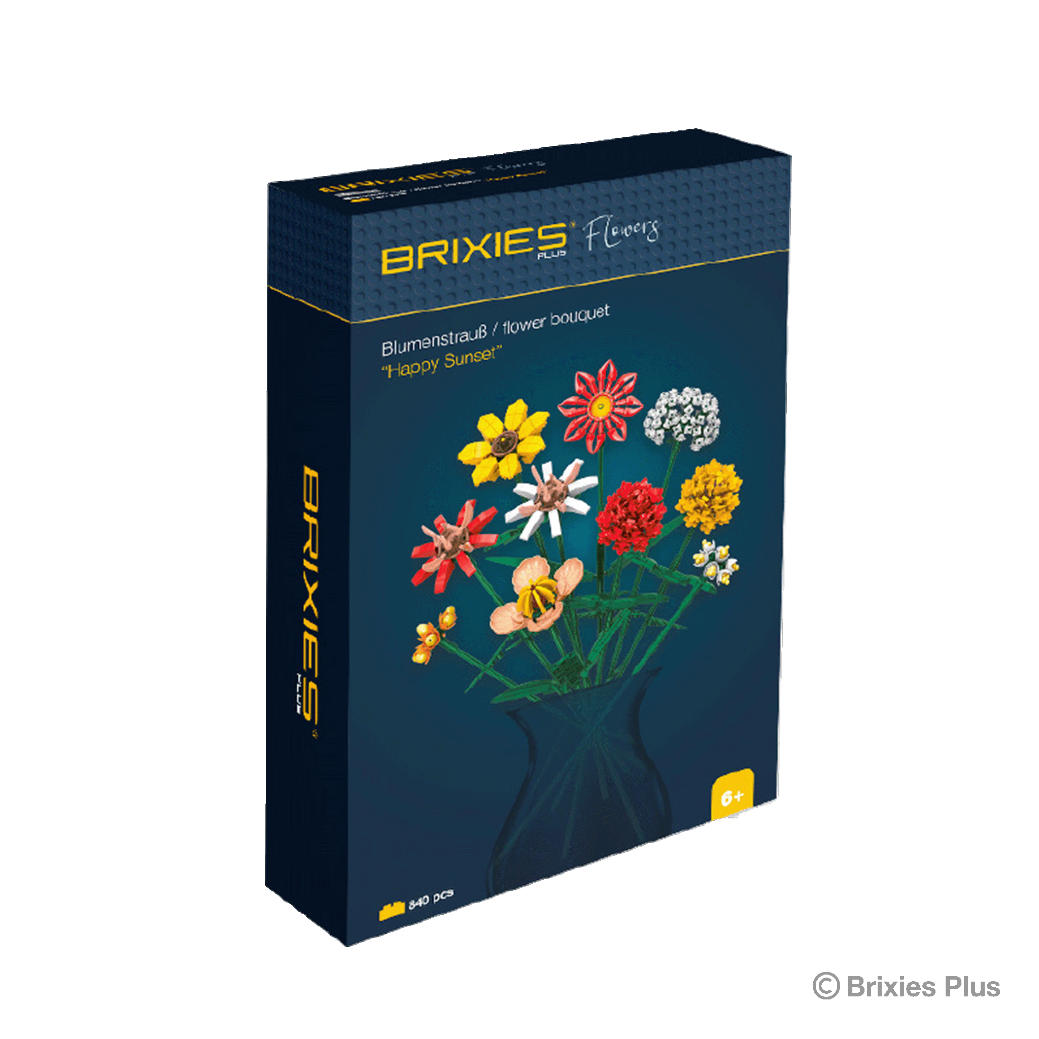 BRIXIES Plus Blumenstrauss Happy Sunset