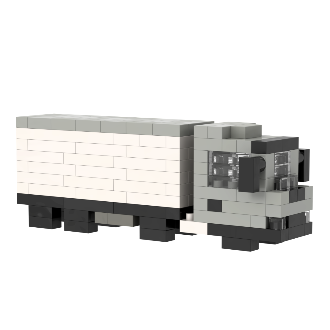 BRIXIES Postkarte LKW