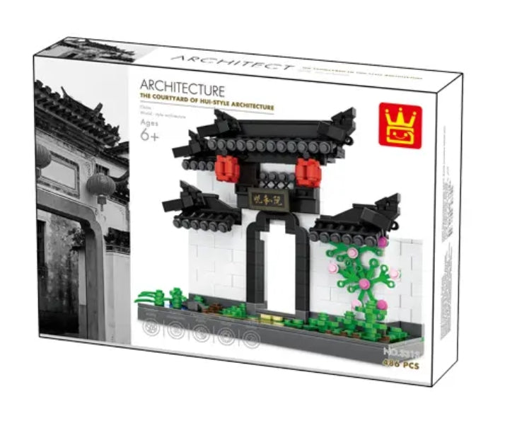 Wange 3313 Architecture-Set Hui Style Eingangstor