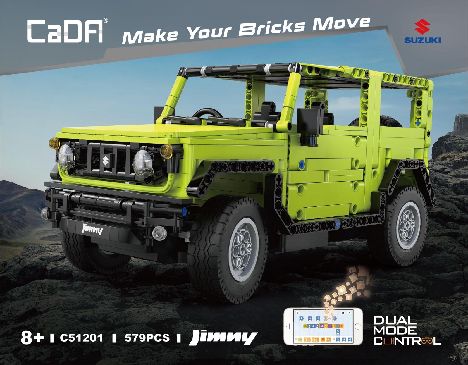 CaDA Suzuki Jimny 1/12 (579 Teile) (neue Version 2025)