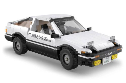 CaDA Initial-D Toyota AE86 Trueno 1/12 (1324 Teile) (neue Version)