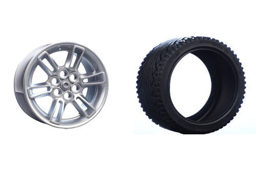 CaDA-Felge 63 x 42 & CaDA-Reifen 80 x 44 ZR