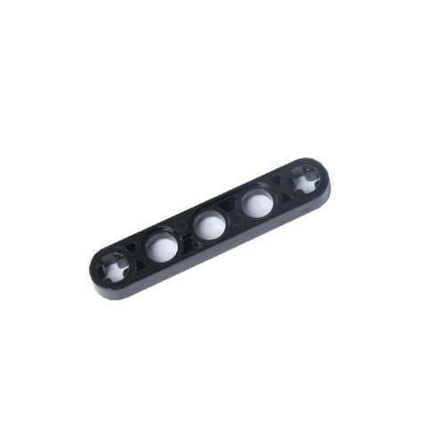 CaDA Bricks Technik Balken 1 x 5 dünn, schwarz