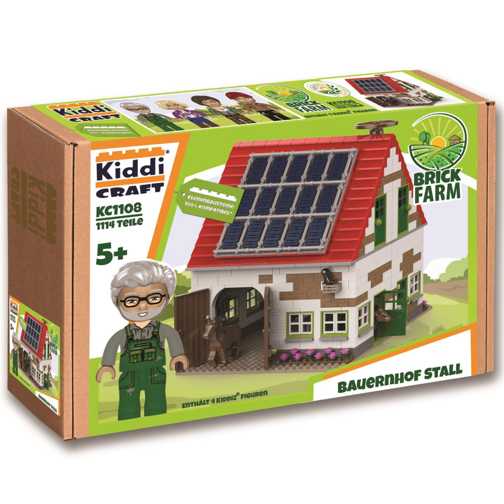 Kiddicraft KC1108 Bauernhof Stall