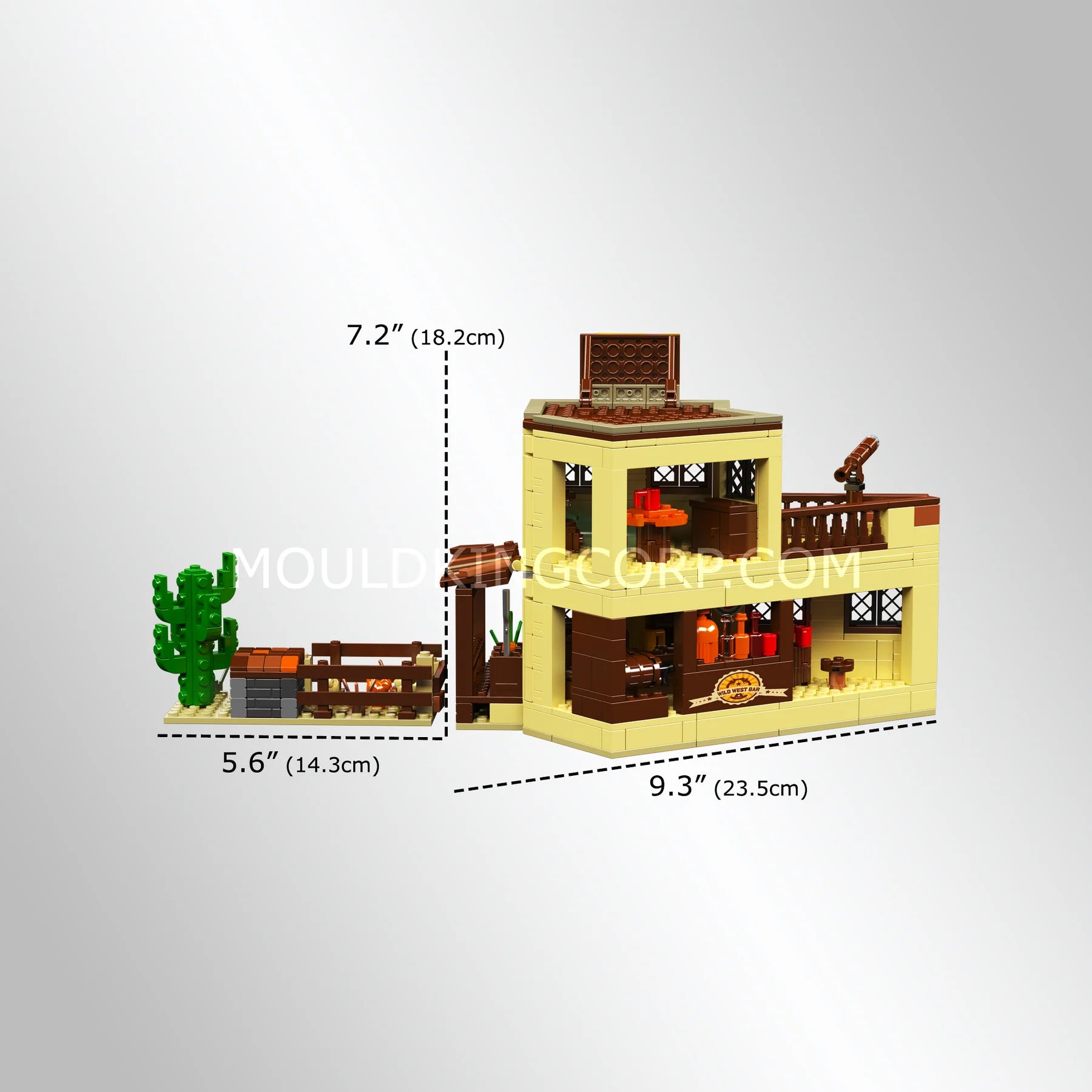 Mould King 24072 Wild West Saloon Bausatz | 800 Teile