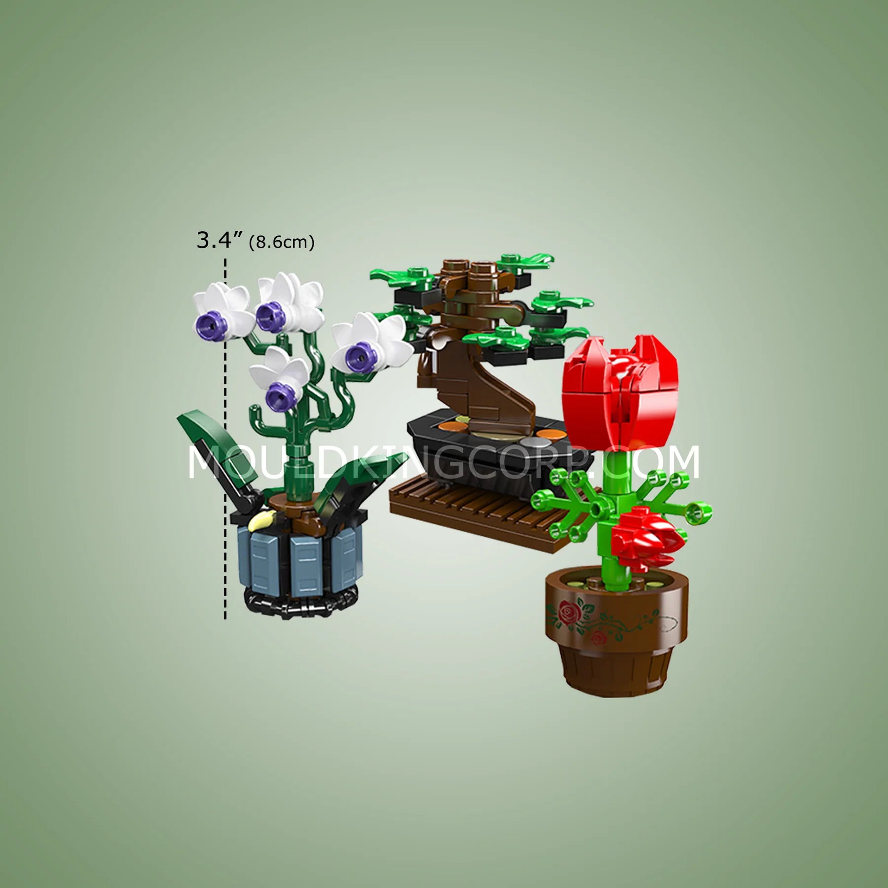 Mould King 24115 Mini-Topfpflanzen-Bausatz | 199 Teile